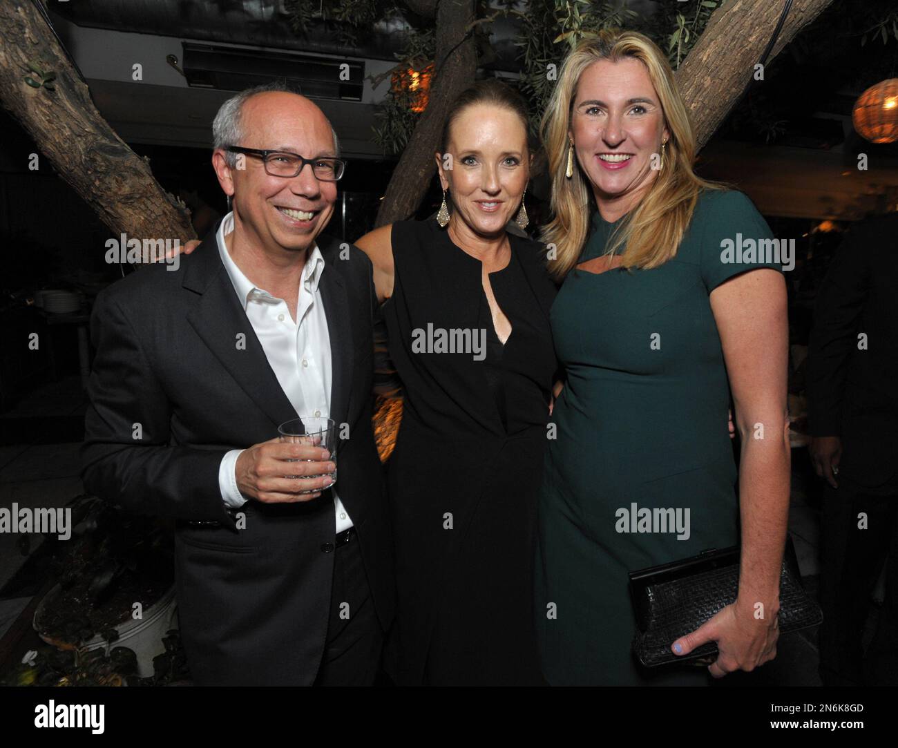 From left, Bob Debitetto, Jennifer Salke, and Nancy Dubuc 