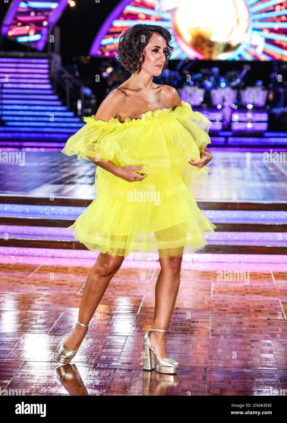 Manrara seen taking part in the "Strictly Come Dancing The