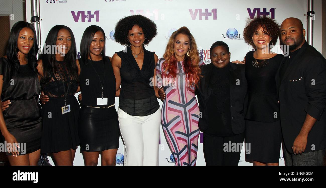 (L-R) Event planners and panalists Yani Wright, Mena Wright, Shantee ...