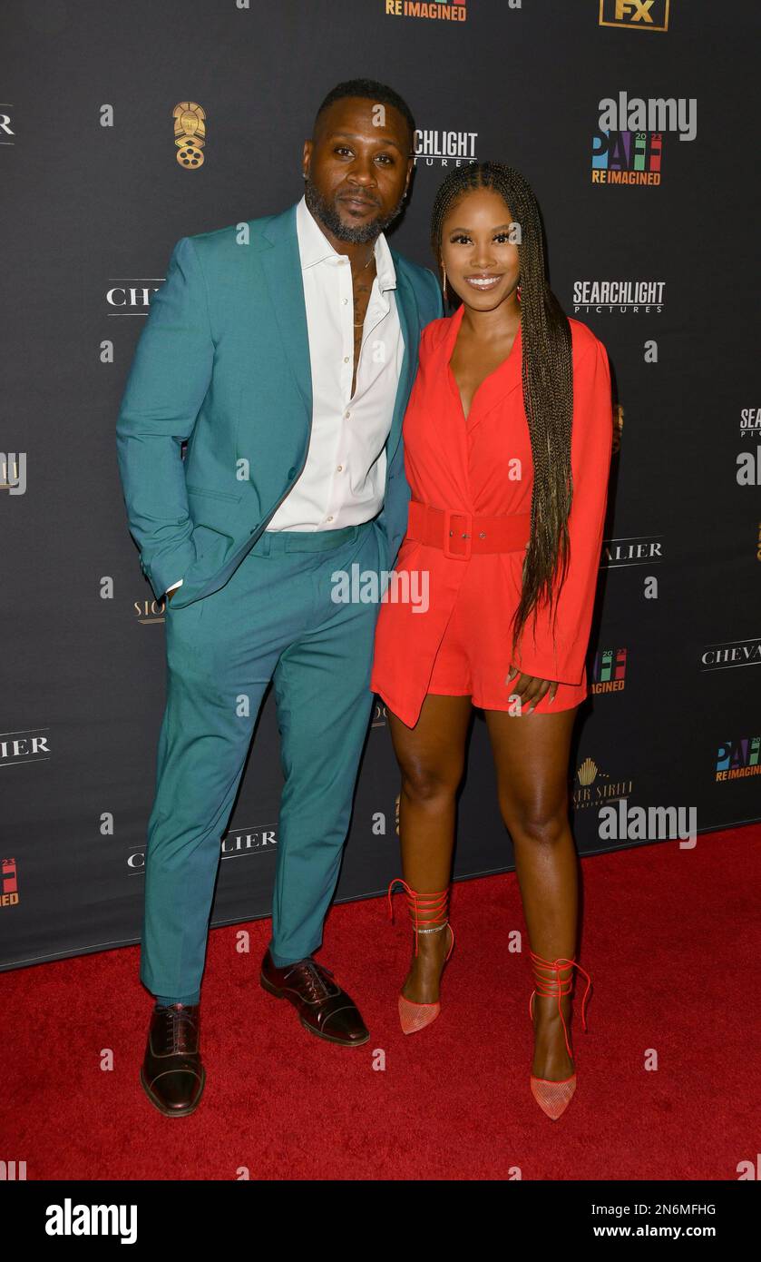 Los Angeles, Ca. 09th Feb, 2023. Thomas Q Jones, Jasmine Burke attend