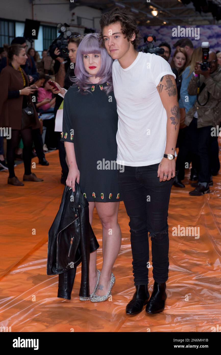 Kelly Osbourn and, Harry Styles attend the House of Holland