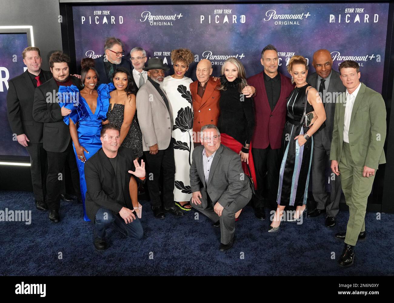 Los Angeles, USA. 09th Feb, 2023. STAR TREK: PICARD Cast & Crew at the Paramount  Original Series' STAR TREK: PICARD Final Season Premiere held at the TCL Chinese Theatre in Hollywood, CA on Thursday, February 9, 2023. (Photo By Sthanlee B. Mirador/Sipa USA) Credit: Sipa USA/Alamy Live News Stock Photo