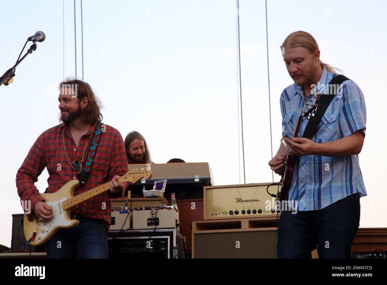 The Black Crowes performs with guest Derek Trucks on day 4 of the Lockn