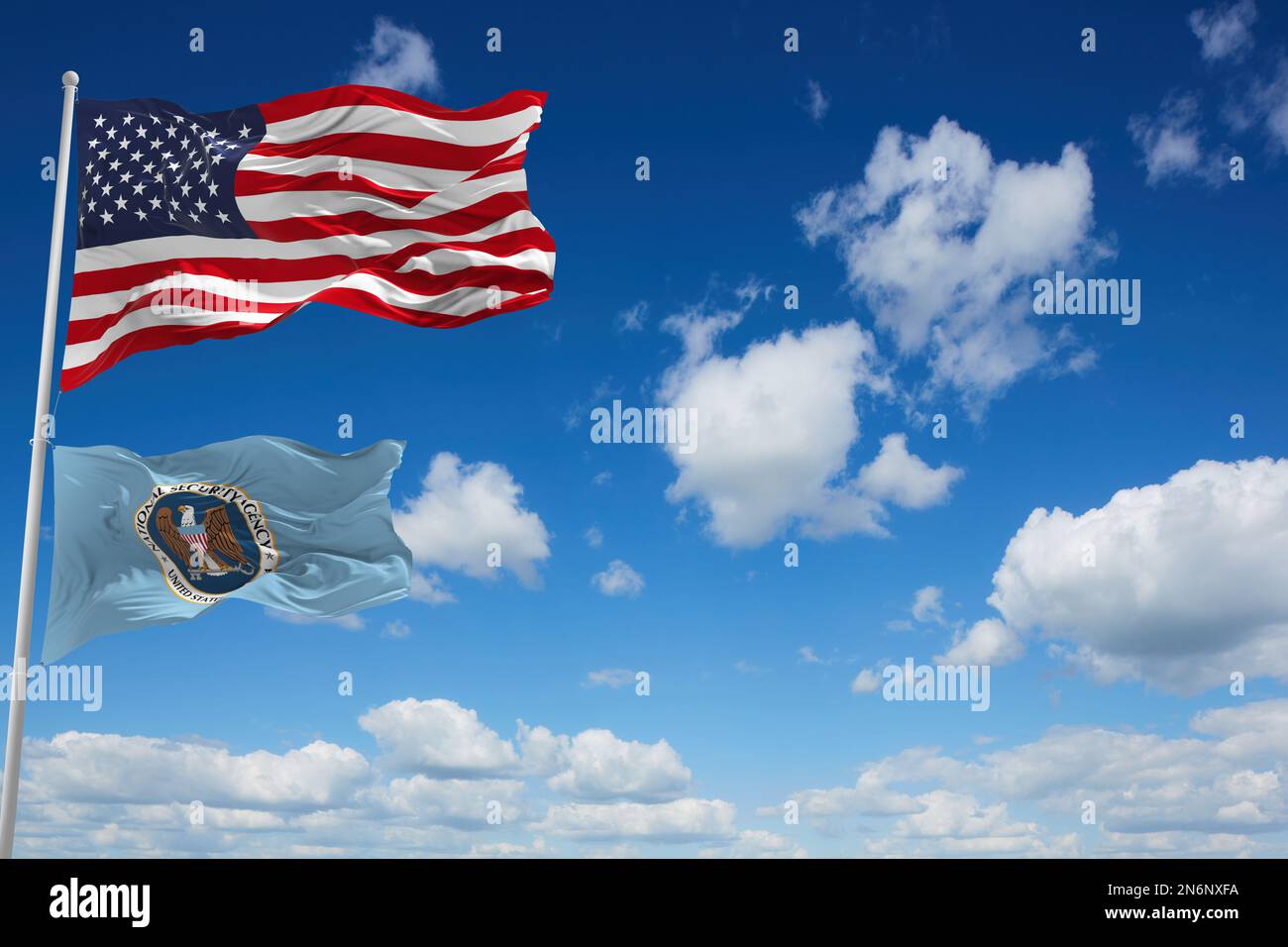 Seal of the National Security Agency NSA of the United States of America  with seat in Crypto City - USA Stock Photo - Alamy