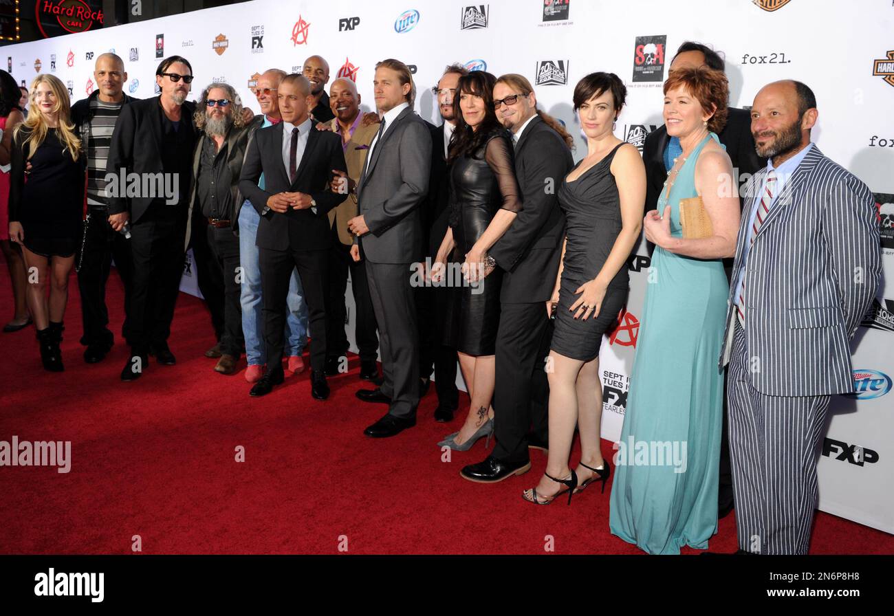 The cast of Sons of Anarchy arrives at FX&rsquo;s &ldquo;Sons of Anarchy&rdquo; Season 6