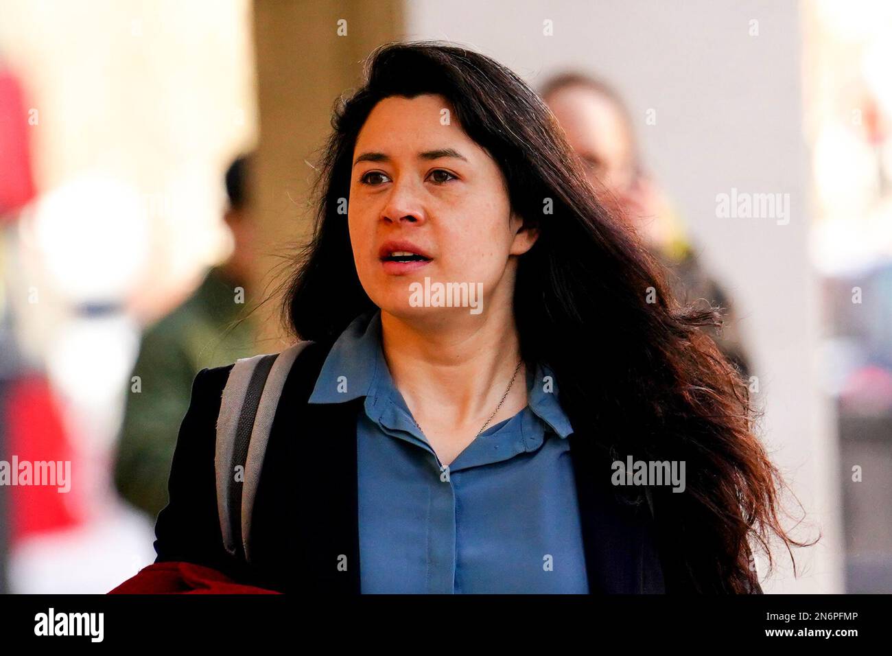 Climate activist Amy Rugg-Easey, 31, arriving at Westminster ...