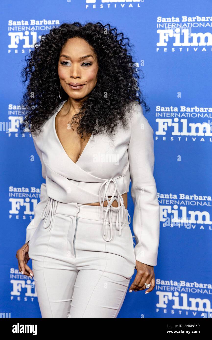 Santa Barbara, USA. 09th Feb, 2023. Angela Bassett arrives at the 2023