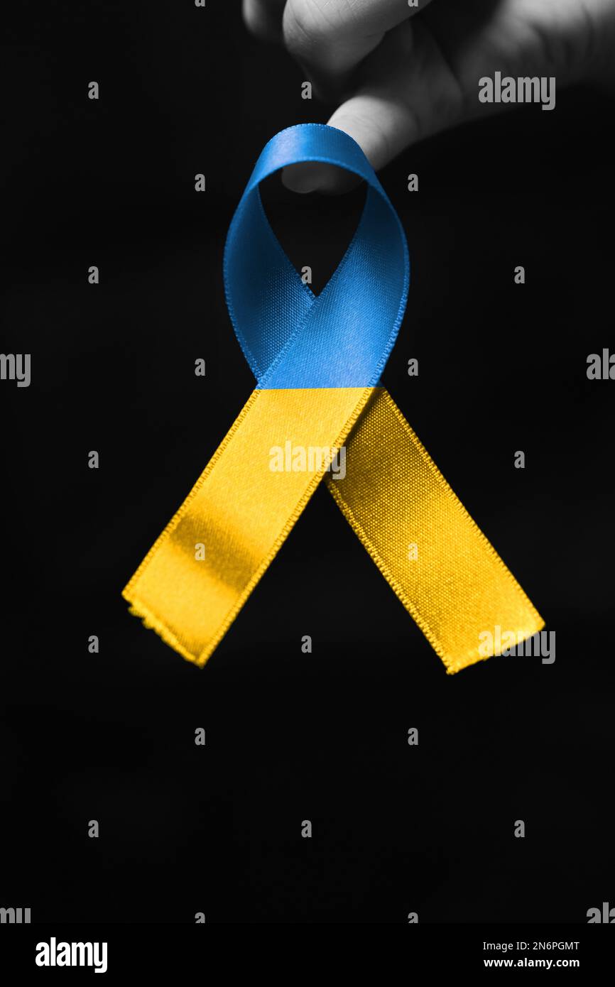 Ukraine Ribbon Support Battle map ukraine hi-res stock photography and images - Alamy