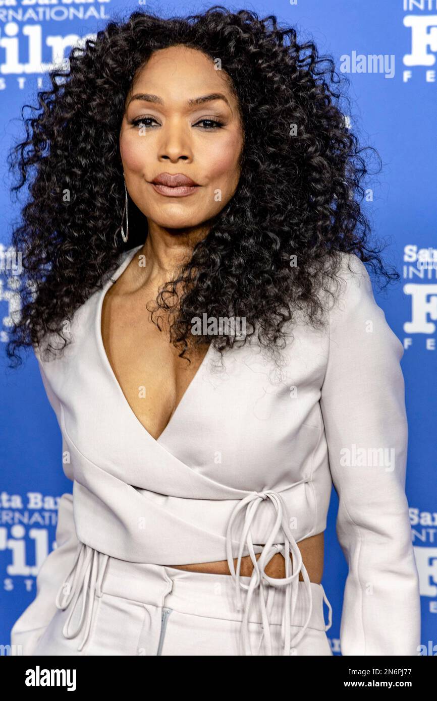 Santa Barbara, CA, February 9, 2023, Angela Bassett arrives at the 2023 ...