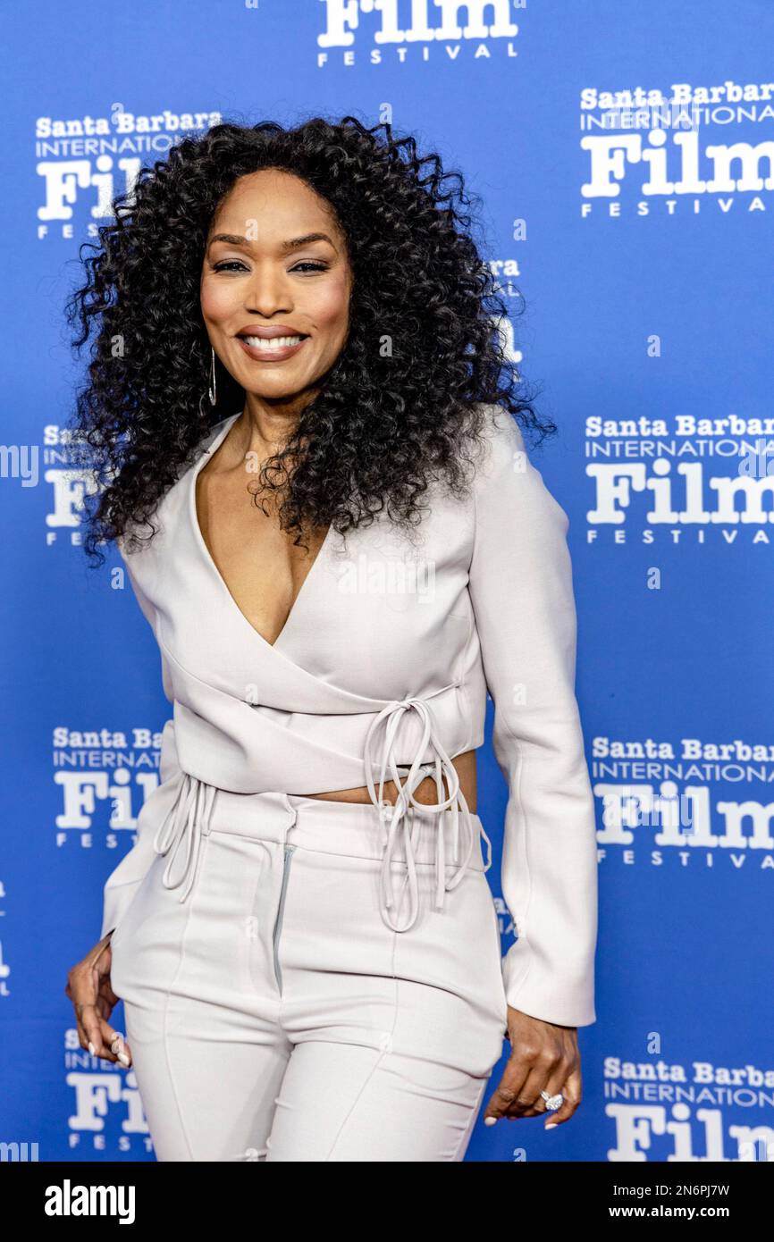 Santa Barbara, CA, February 9, 2023, Angela Bassett arrives at the 2023 ...