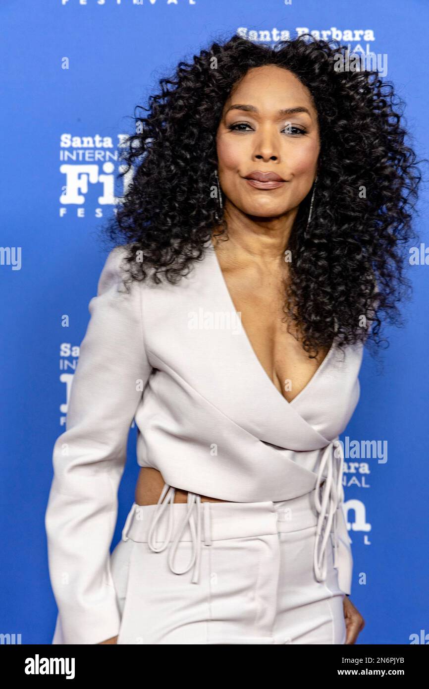 Santa Barbara, CA, February 9, 2023, Angela Bassett arrives at the 2023 ...