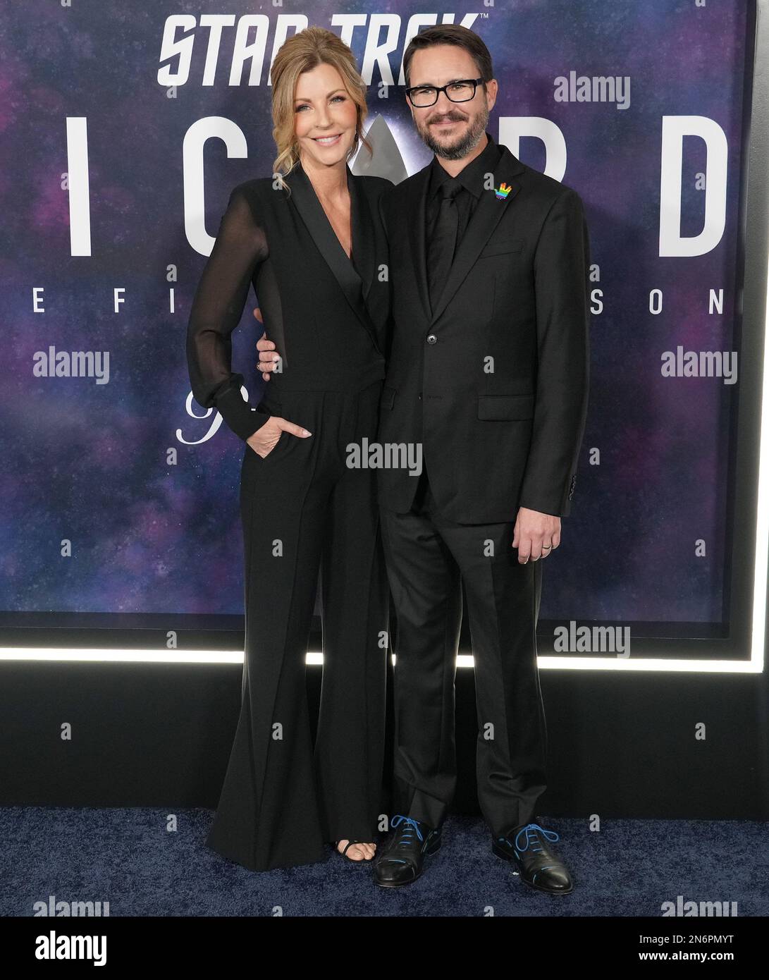 (L-R) Anne Wheaton and Wil Wheaton arrives at the Paramount+ Original