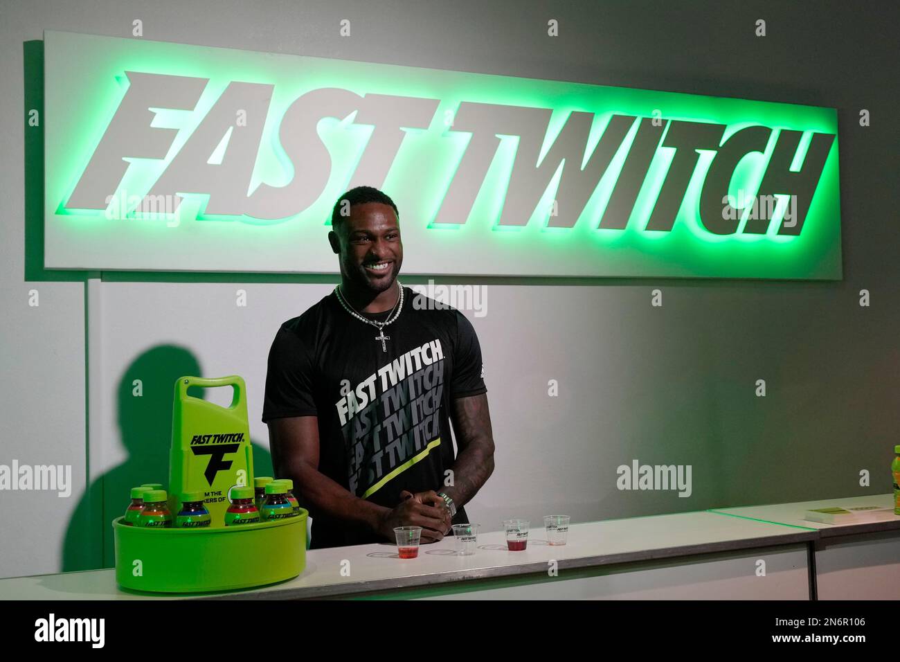 IMAGE DISTRIBUTED FOR GATORADE FAST TWITCH DK Metcalf serves up Fast Twitch a new energy