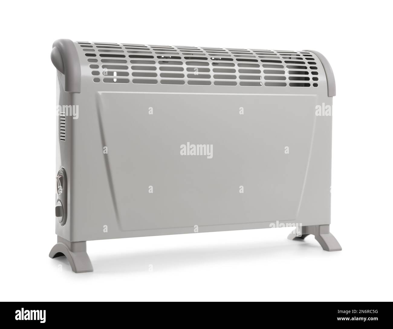 Modern electric convection heater isolated on white Stock Photo Alamy