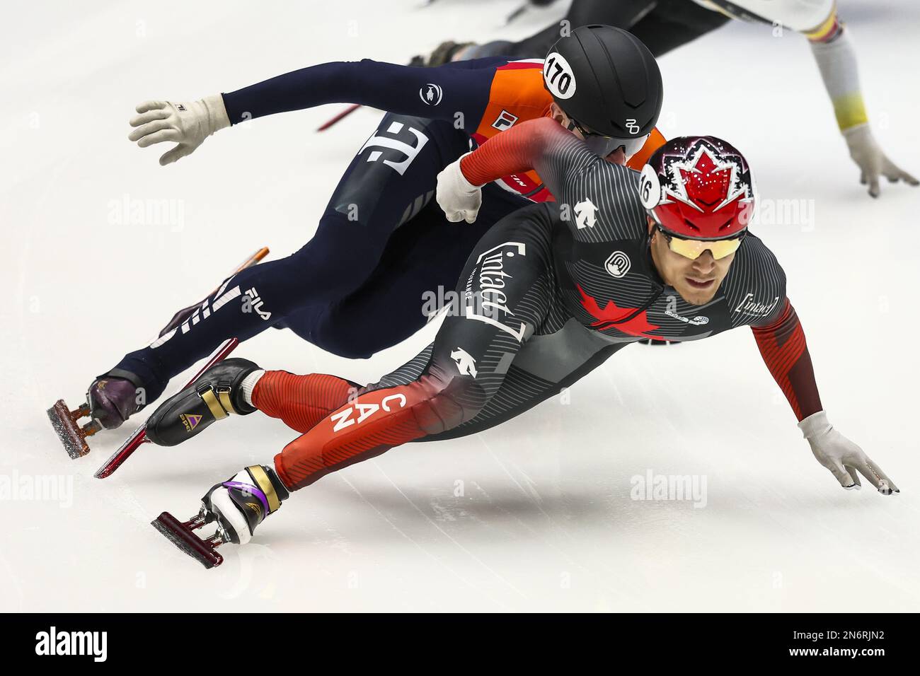 DORDRECHT 10/02/2023, Kay Huisman (NED), Jordan PierreGilles (CAN