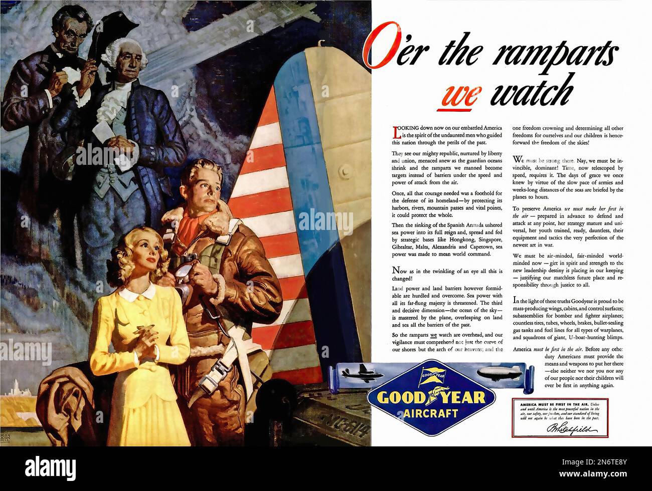 1942 Good Year o'er the ramparts! American (U.S.) advertising