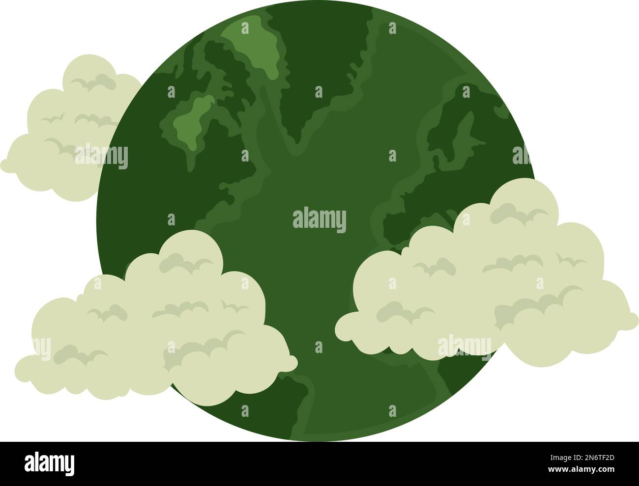 green earth planet Stock Vector Image & Art - Alamy