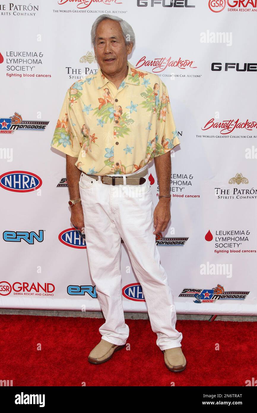 Leon Roland Drag racer Roland Leong arrives at the premiere of