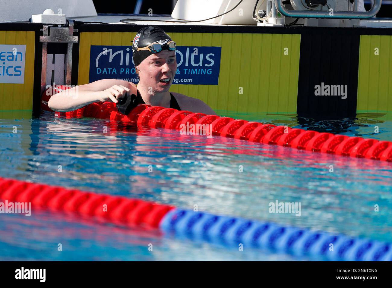 Rome, Italy, 15 August 2022. Laura Stephens of Great Britain reacts