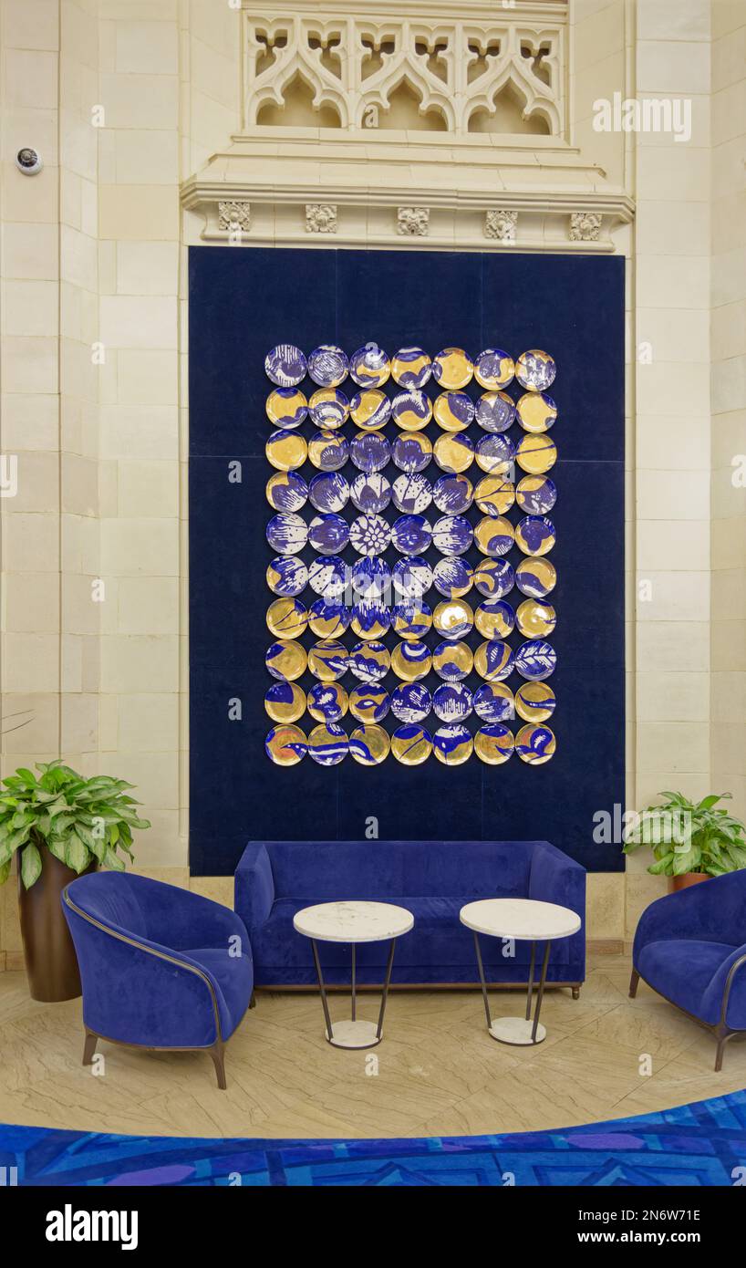 Pittsburgh Downtown Lobby detail, Union Trust Building Stock Photo Alamy