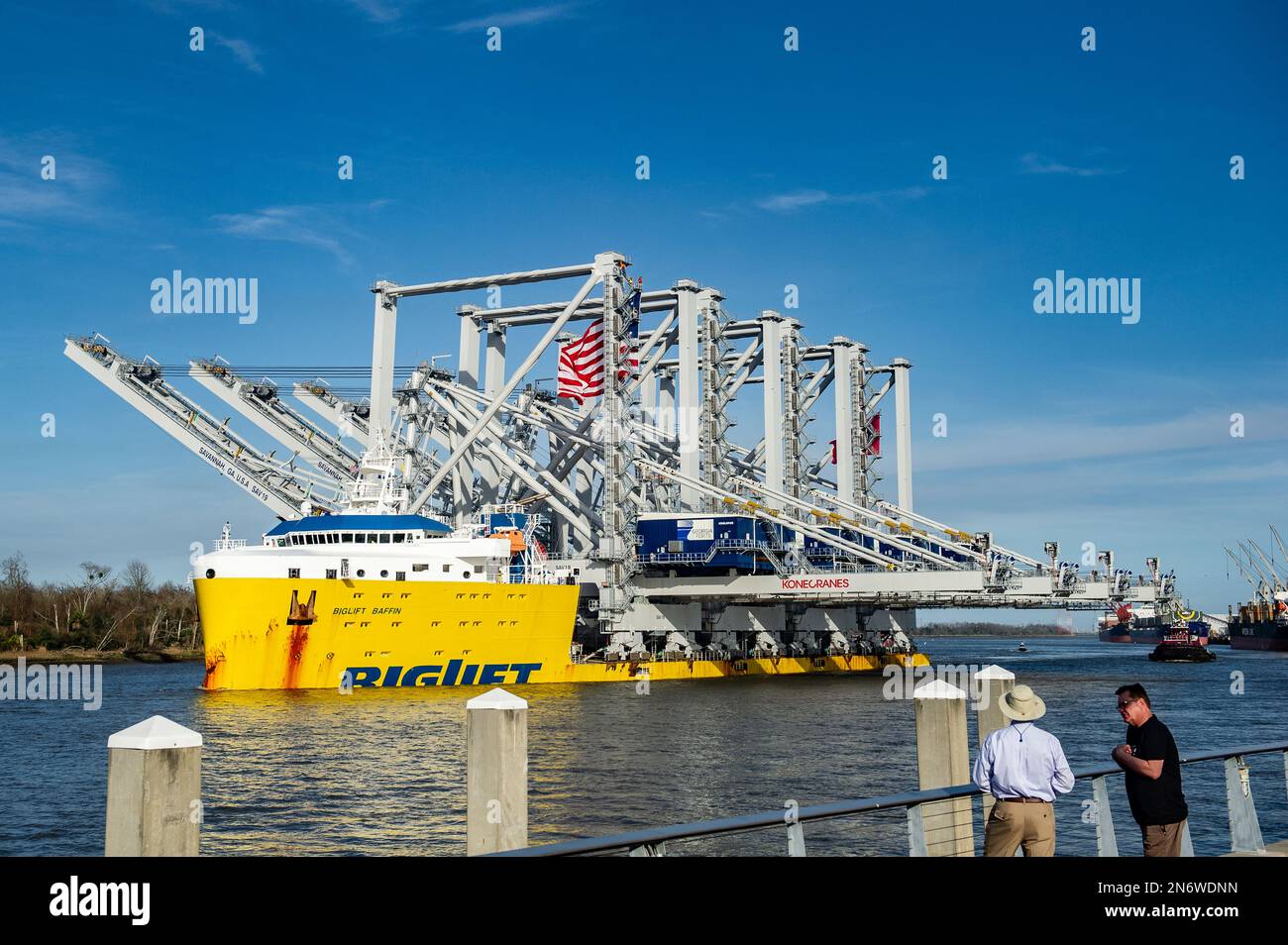 Big Barges Bound for Savannah - Savannah, GA