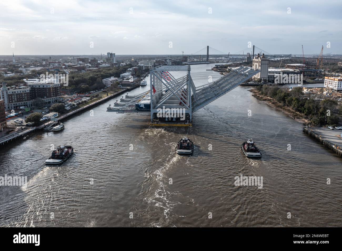 The Port of Savannah received a massive delivery Thursday four