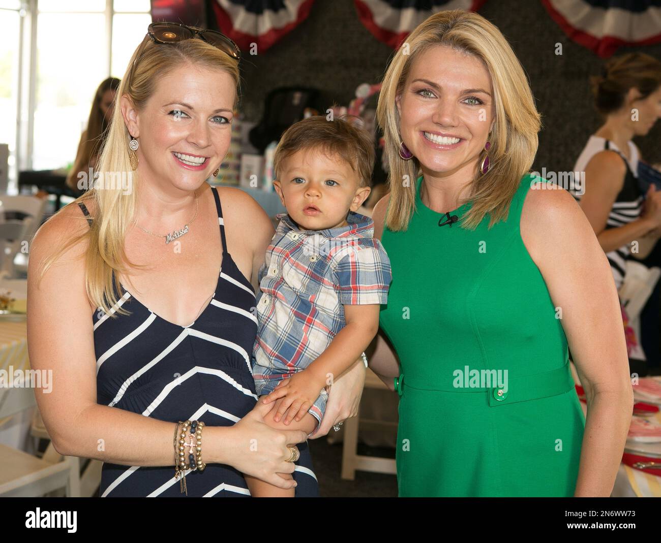 IMAGE DISTRIBUTED FOR CAROUSEL DESIGNS Actress Melissa Joan Hart, son