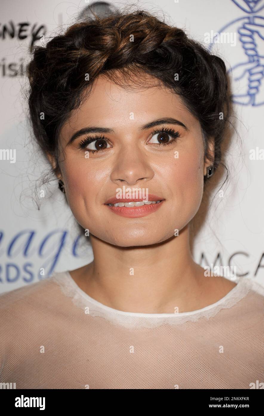 Melonie Diaz arrives at the 28th Annual Imagen Awards at the Beverly