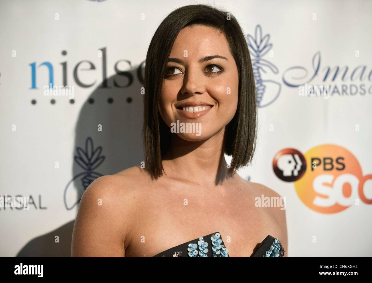 Aubrey Plaza arrives at the 28th annual Critics Choice Awards at The  Fairmont Century Plaza Hotel on Sunday, Jan. 15, 2023, in Los Angeles.  (Photo by Jordan Strauss/Invision/AP Stock Photo - Alamy