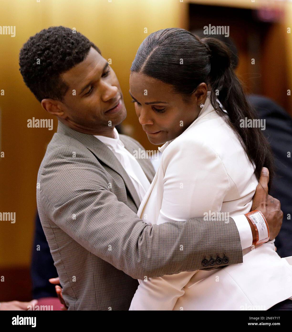 Usher Son Died Funeral(02)
