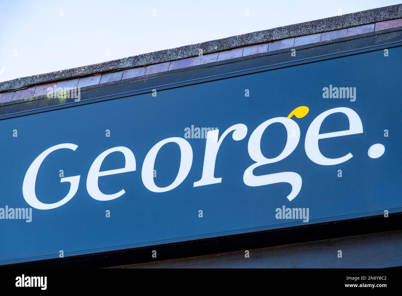 Asda george sign hi-res stock photography and images - Alamy