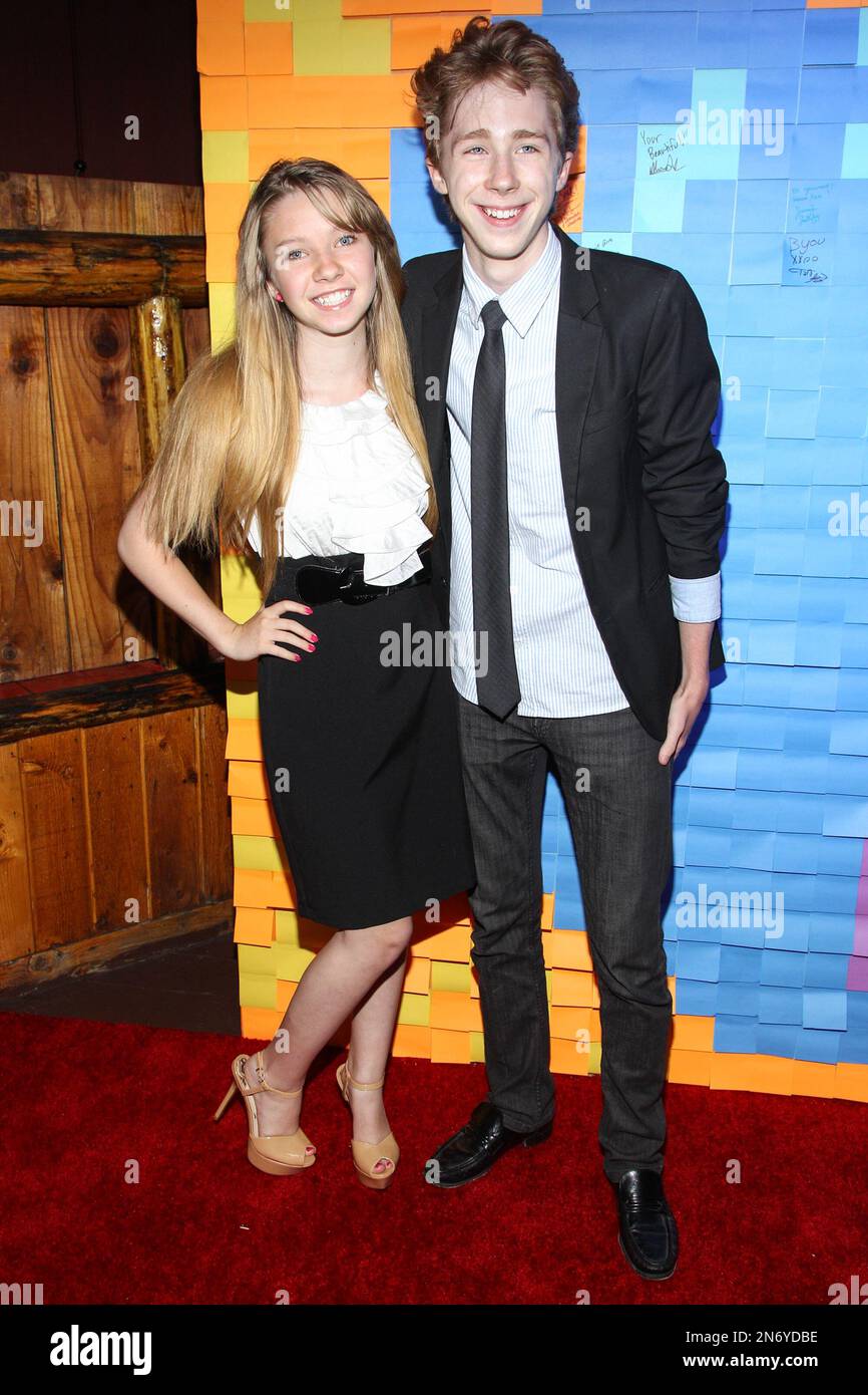 Actors Elise Luthman and Joey Luthman attend the Staples for Students ...
