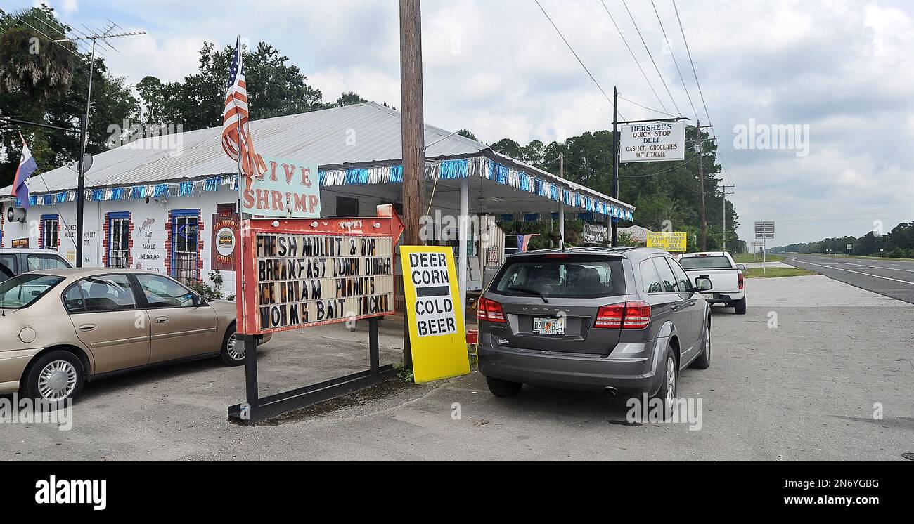 Hershel's Quick Stop Deli sits in the middle of northwest Florid'as Levy County on the side of