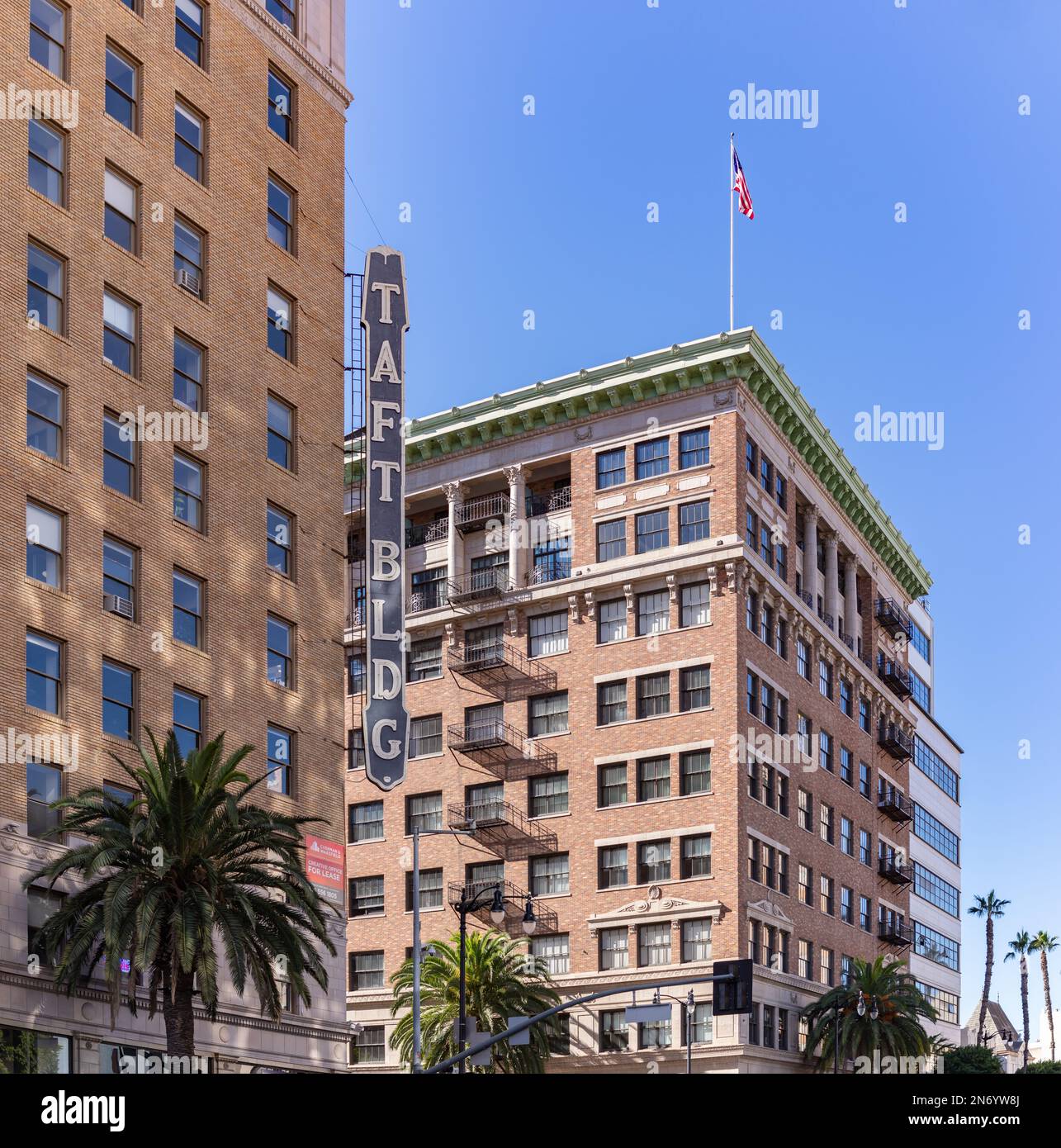 A picture of the Taft Building and the building next door Stock Photo ...