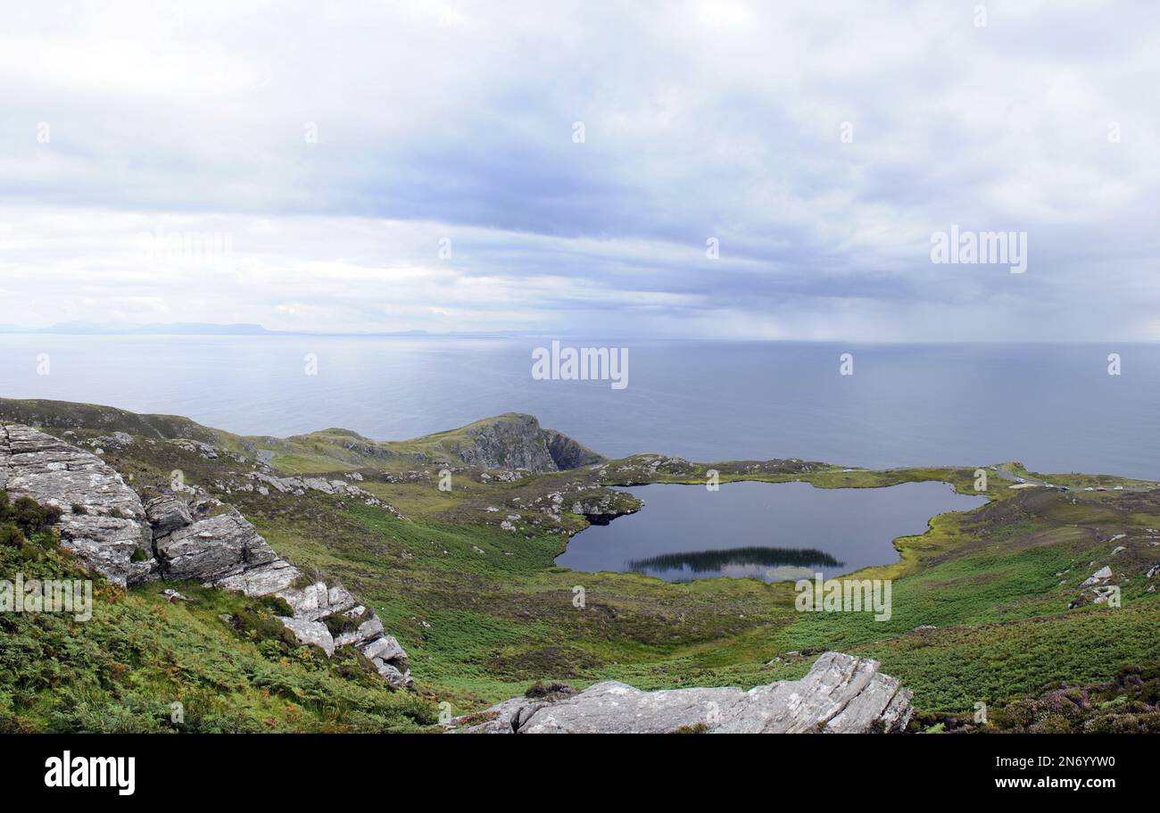 The Slieve League cliffs, County Donegal, Ireland Stock Photo