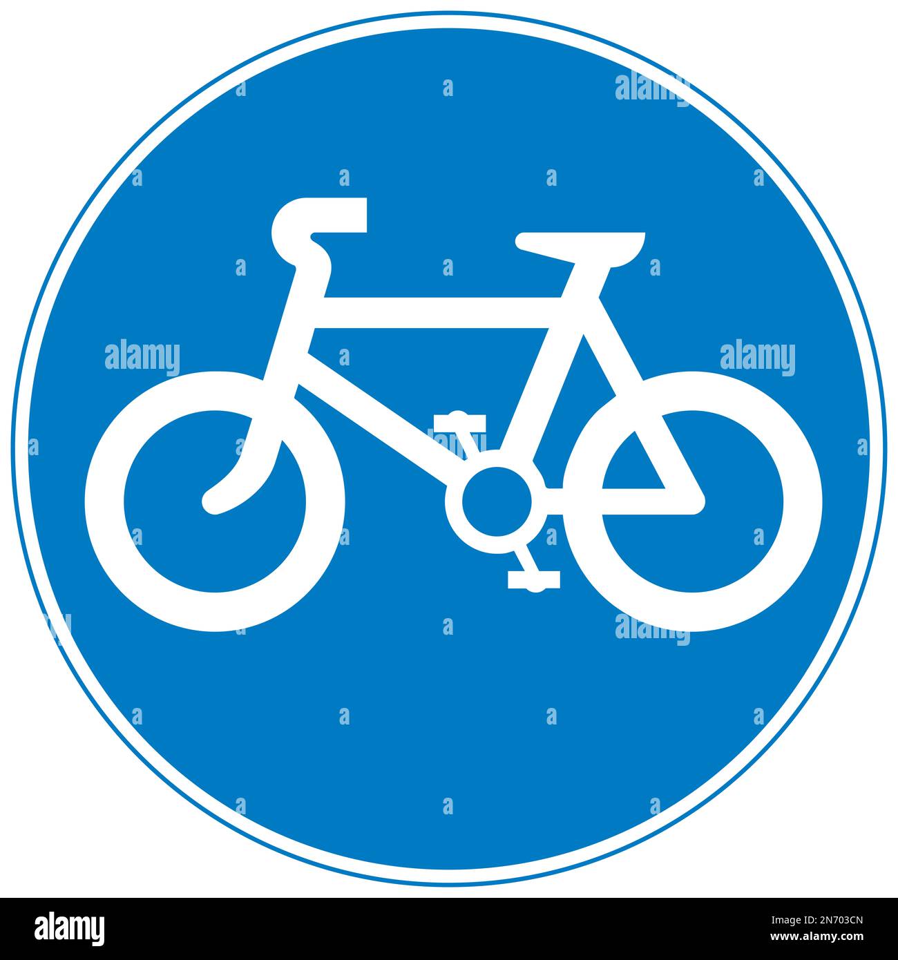 Route for use by pedal cycles only British road sign Stock Photo Alamy