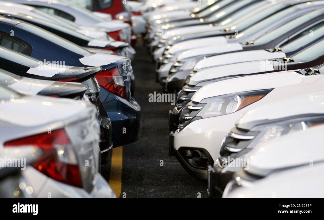 FILE In this Wednesday, Dec. 5, 2012, file photo, Honda Civic and