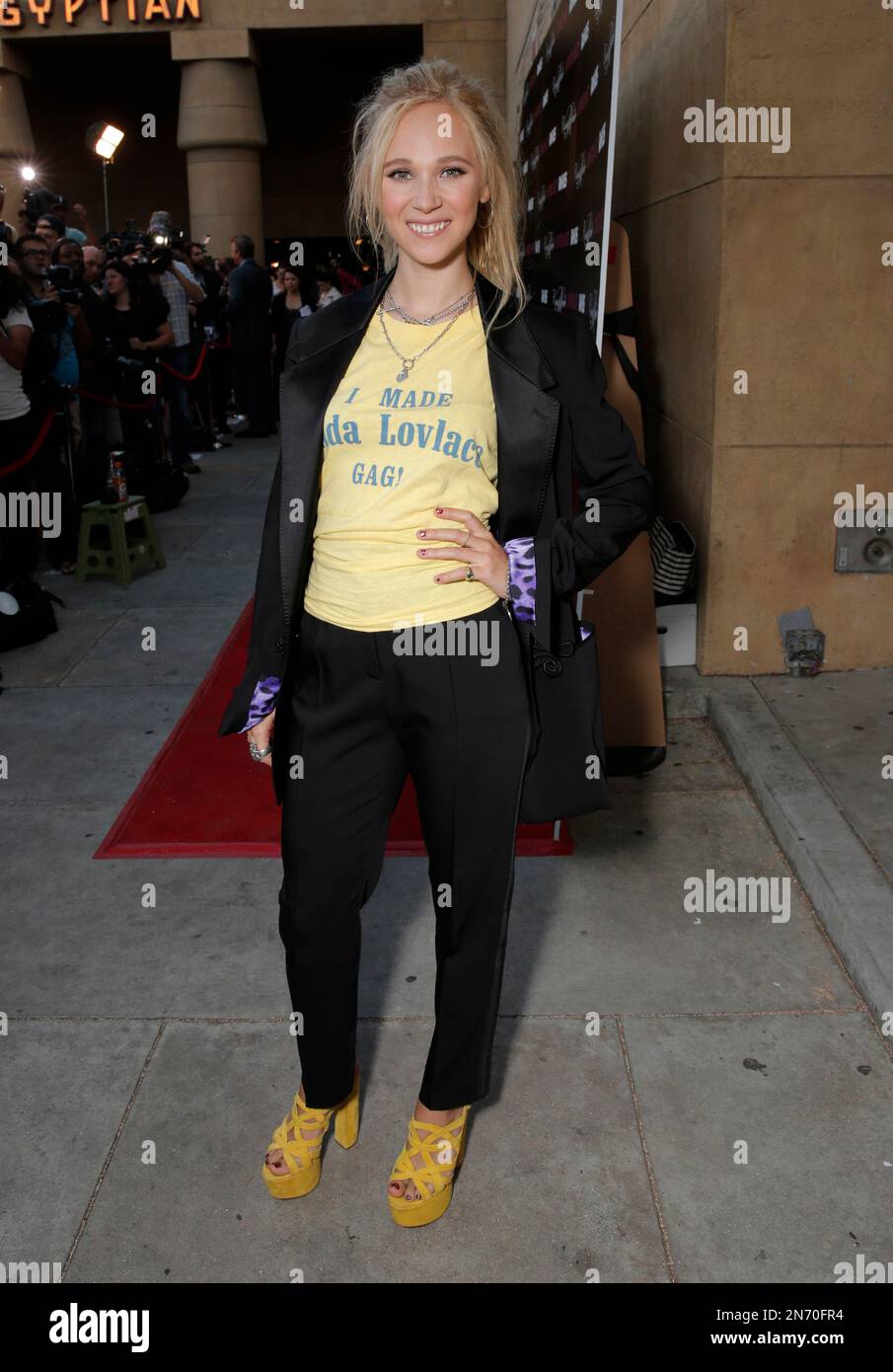 Juno Temple attends the Los Angeles Premiere of Millennium Films and