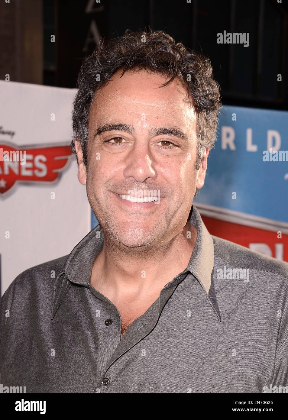 Actor Brad Garrett arrives on the red carpet of the world premiere of