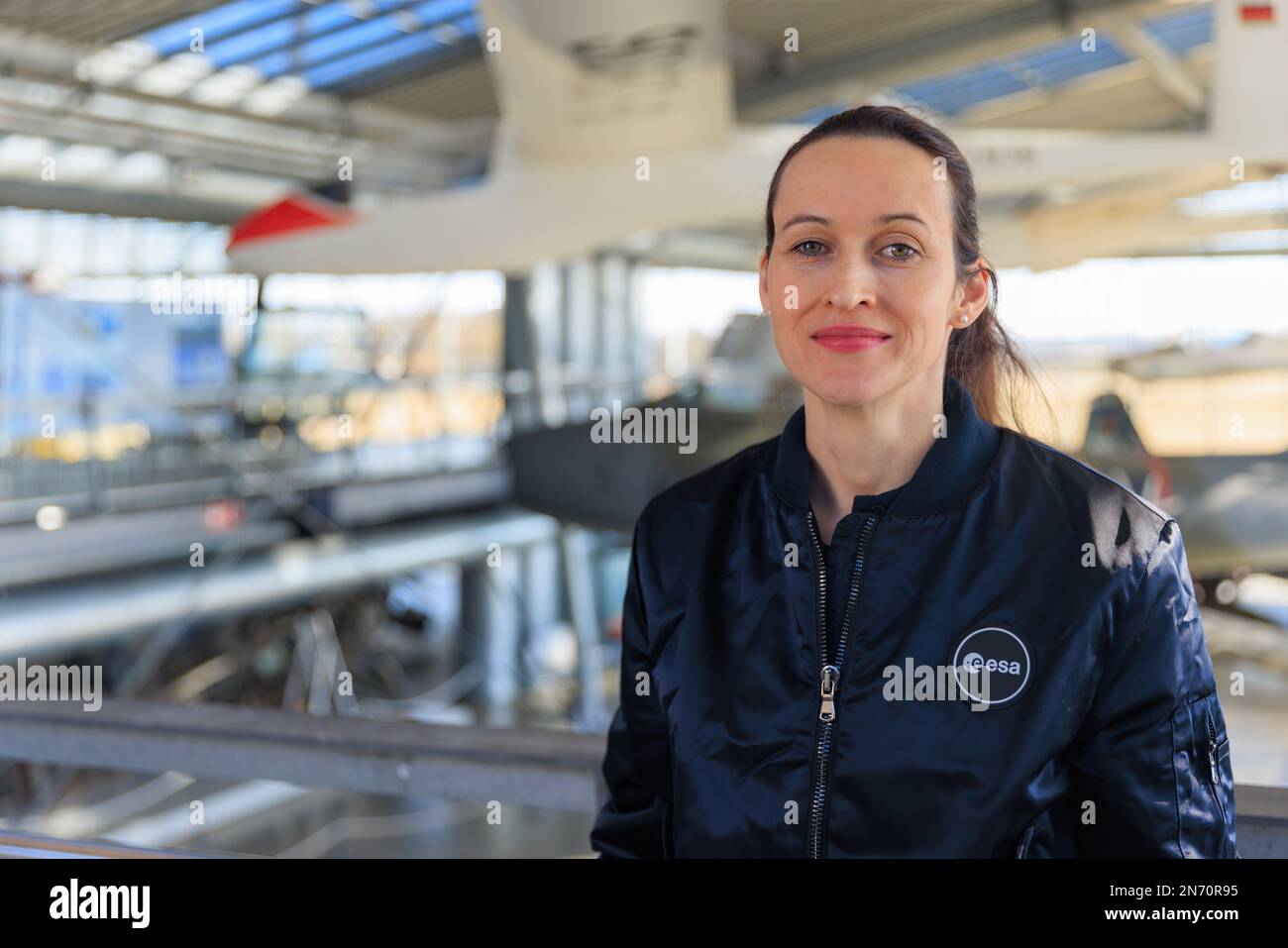 MUNICH, GERMANY FEBRUARY 8, 2023 German fighter pilot Nicola Winter