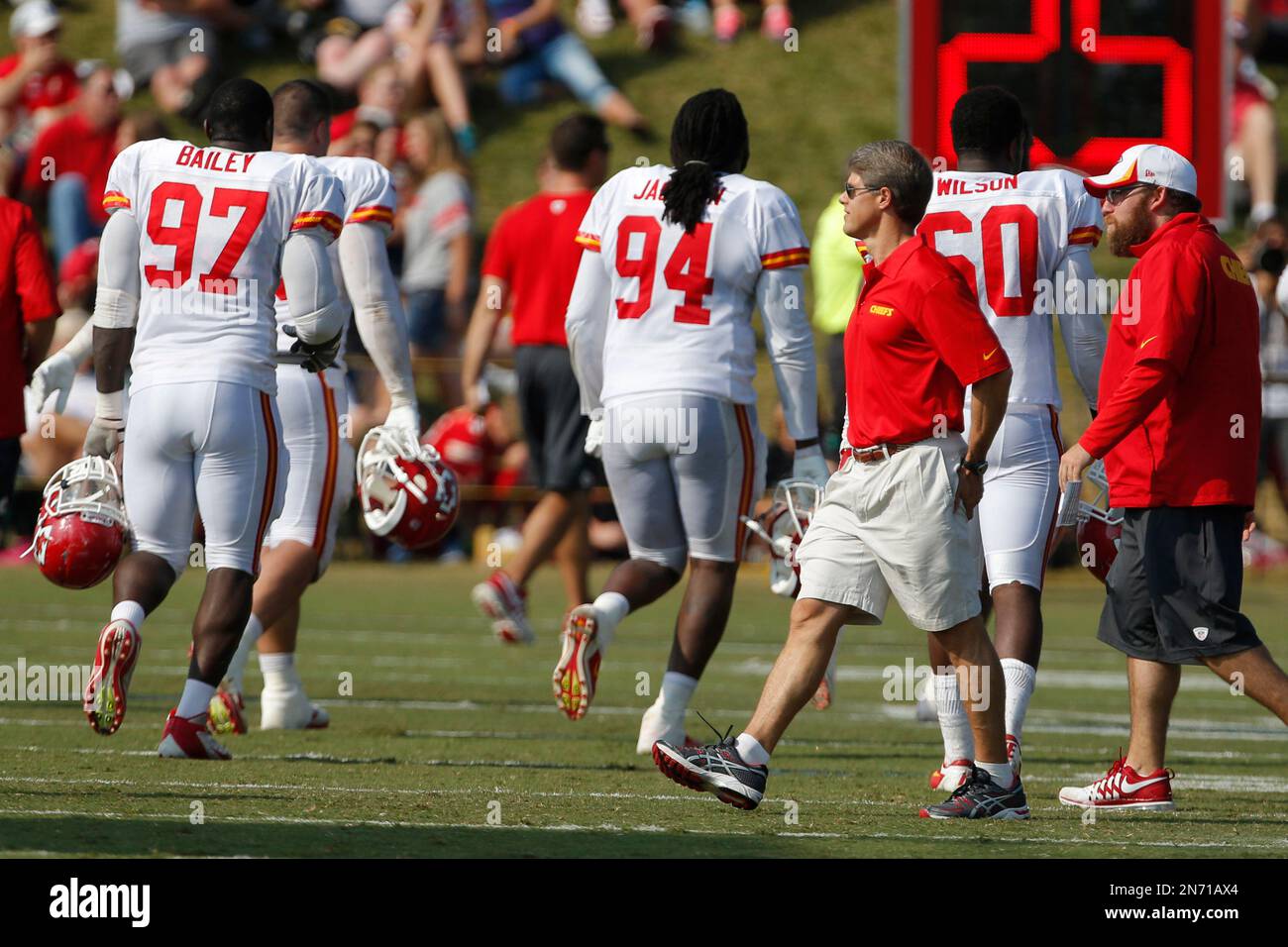 Kansas City Chiefs owner Clark Hunt during NFL football training camp