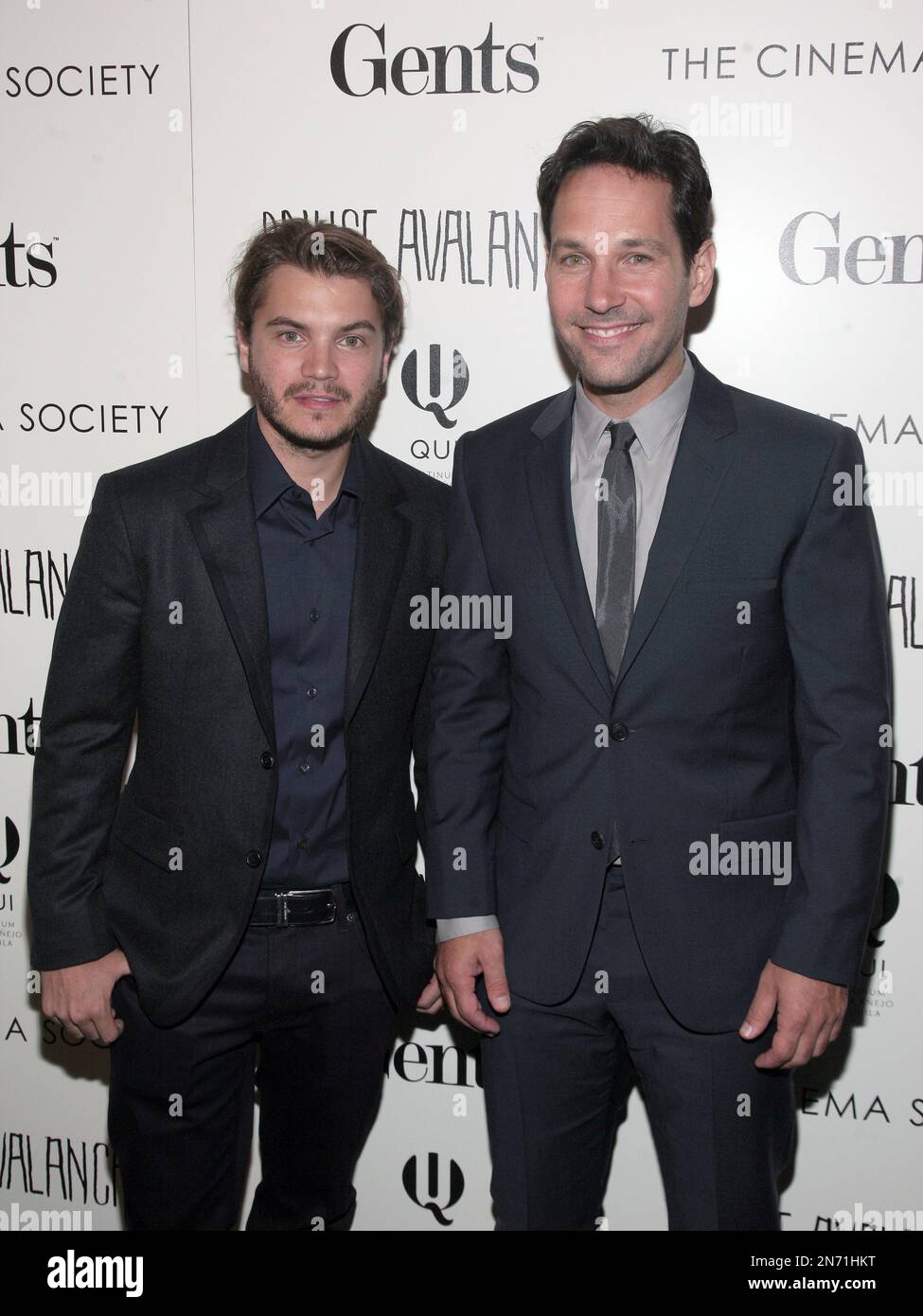 Emile Rudd Actors Emile Hirsch, left, and Paul Rudd, right, attend a screening of ...