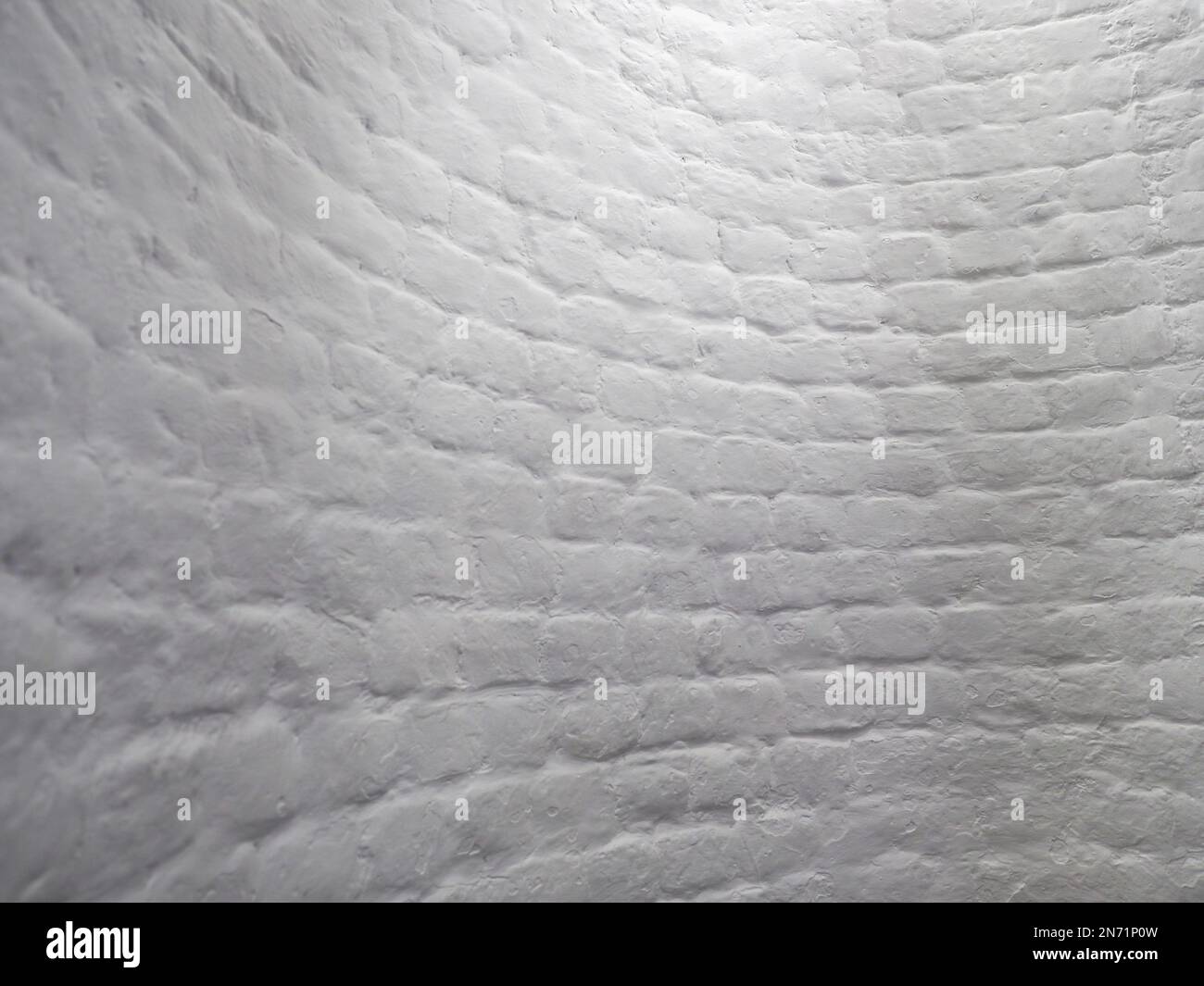 white brick wall useful as a background Stock Photo