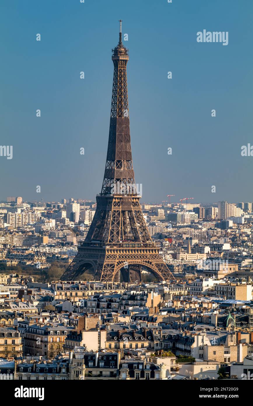 Eiffel Tower, Paris, France Stock Photo