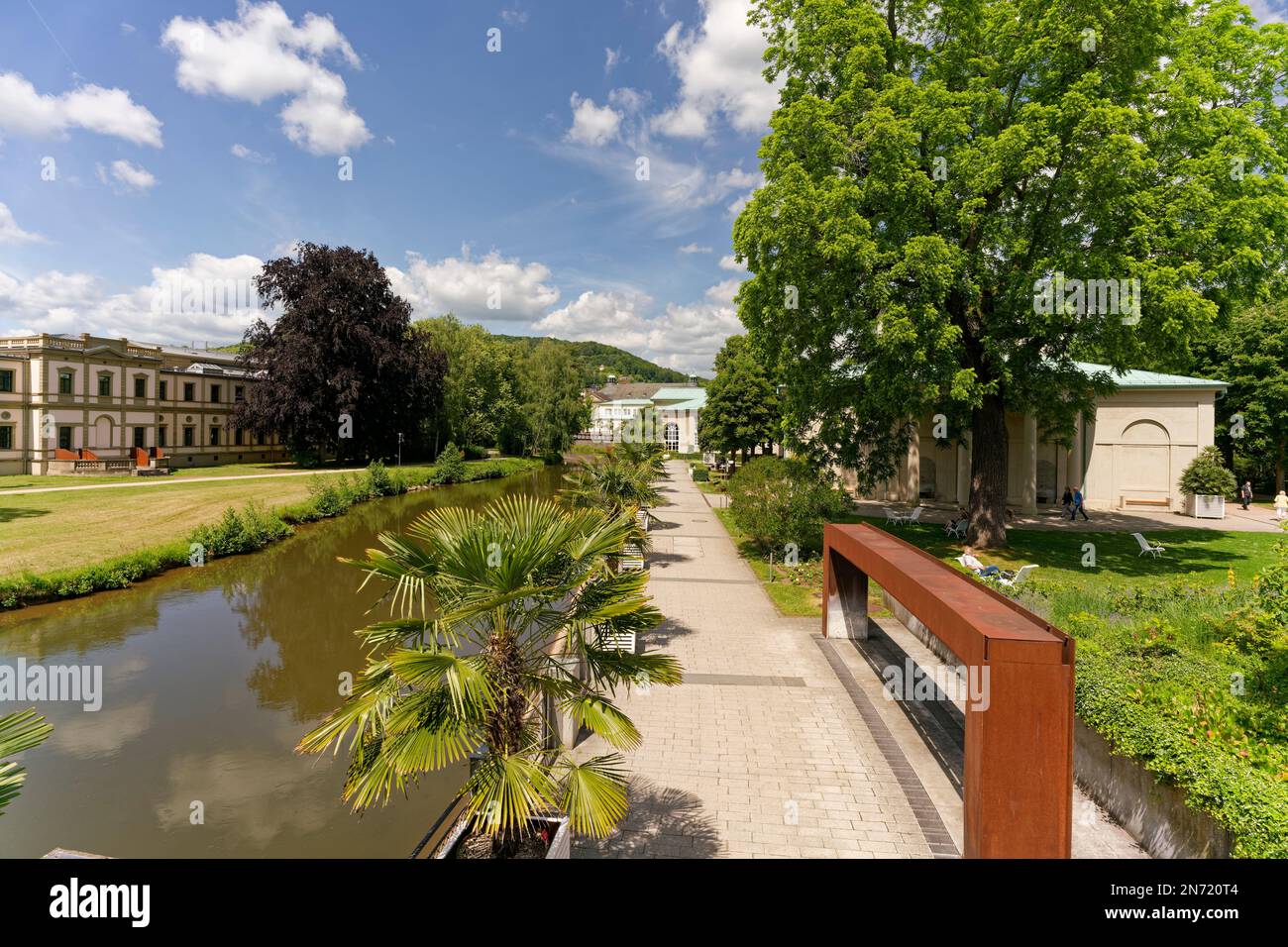 Regency building in the state spa Bad Kissingen, Lower Franconia, Franconia, Bavaria, Germany