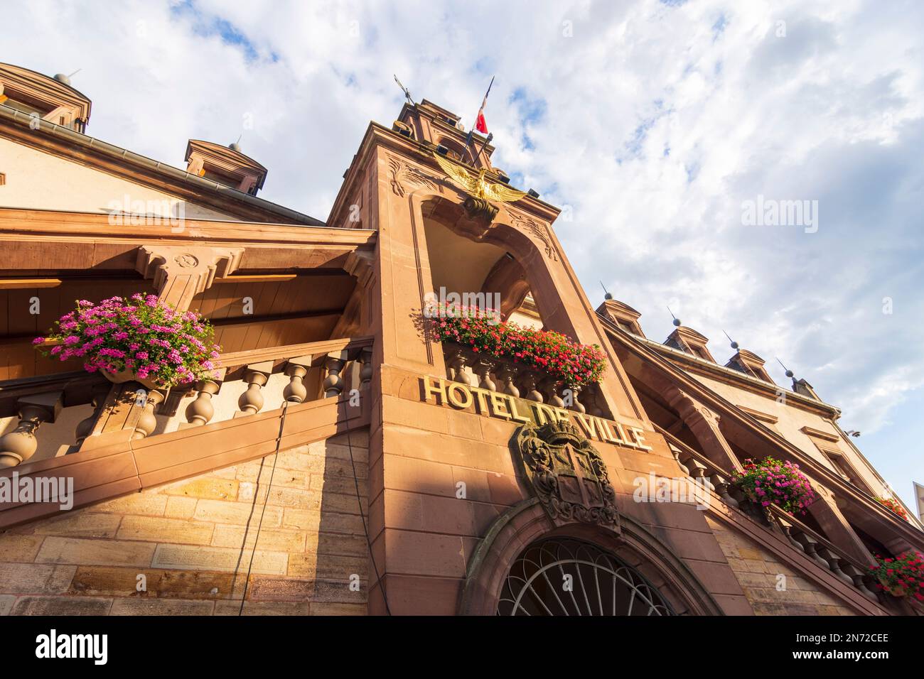 SoultzHautRhin (Sulz), Town Hall in Alsace (Elsass), HautRhin