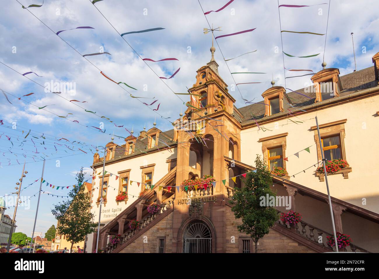 SoultzHautRhin (Sulz), Town Hall in Alsace (Elsass), HautRhin