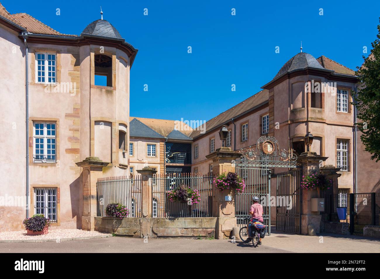 Chateau des rohan castle of the rohan in alsace elsass hires stock