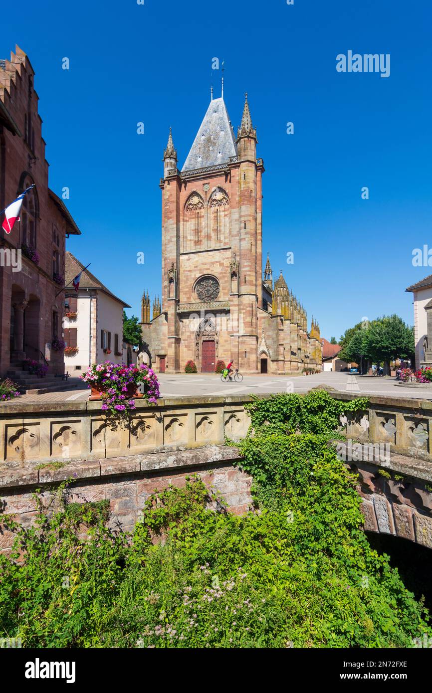 Niederhaslach, Niederhaslach Church in Alsace (Elsass), BasRhin