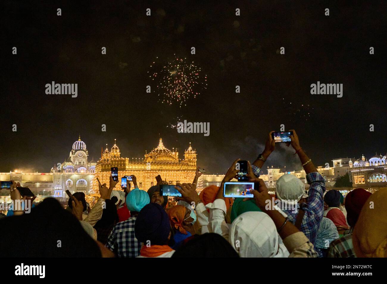 Golden Temple Amritsar Diwali Stock Photo - Alamy